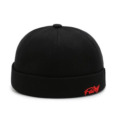 Mens Docker Cap Brimless Hats Skullcap Worker Sailor Cap Rolled Cuff Retro Beanie Hat