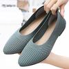 Women's summer shoes, shallow-mouth flat casual shoes, French style soft sole non-fatiguing single shoes.