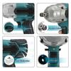 488Vf 1500N.m 1/2 Socket High Torque Brushless Wrench Cordless Electric Impact Wrench Power Tools For 18V Battery