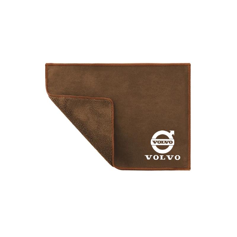 

Microfiber Towel Car Logo Auto Cleaning Care Accessories For Volvo V90 V60 V40 XC90 S60 C30 XC60 V50 V70 S90 XC40 S80 T6 Olestar