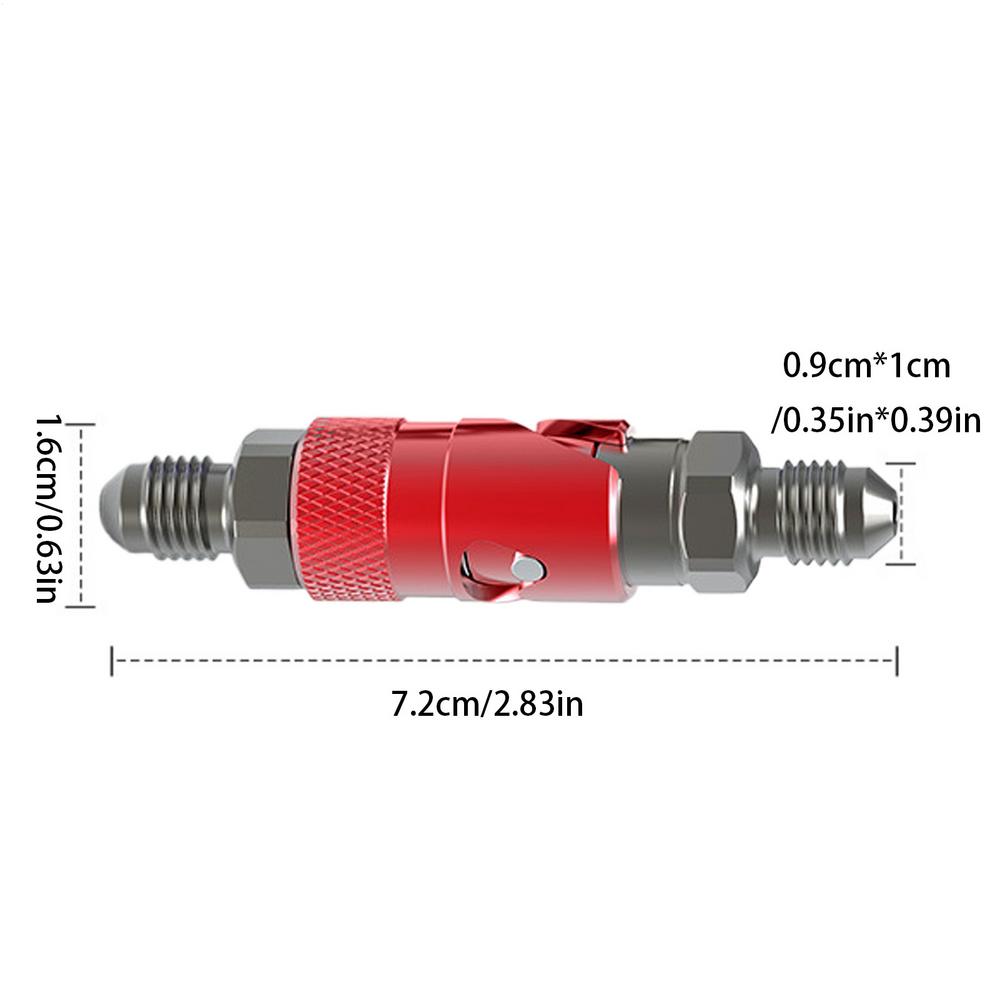 Motorcycle Brake Line Fittings Cut Off Port Replacement Motorcycle Brake Line Connector For Cut Off Port Motorbike Race Car Oil красный