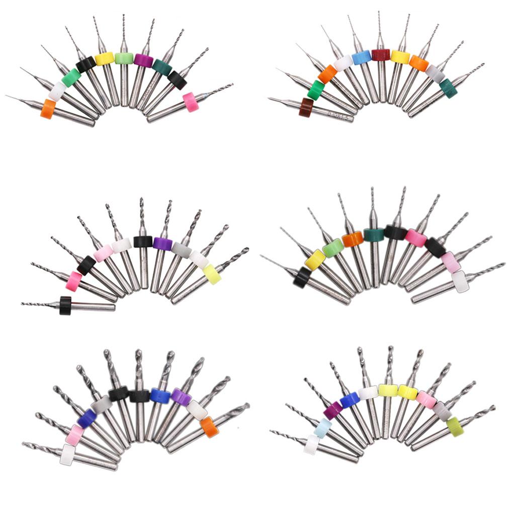 10pcs/set PCB Bits Tungsten Jewelry PCB Print Circuit Board Drill Bits Engraving Tool