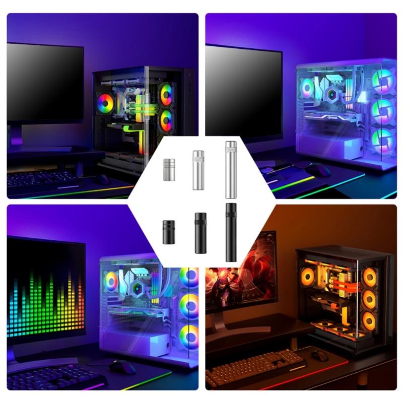 Aluminum Graphics Card GPU Holder Adjustable Telescopic Rotatable Screw Video Card Sags Brackets Holder for Desktop