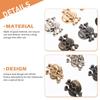 40 Sets Totenkopf Nieten Punk Rock Spikes DIY Bastel Niete Kleidung Totenkopf Spike Mehrzweck Halloween Tasche Schuhe Nähzubehör