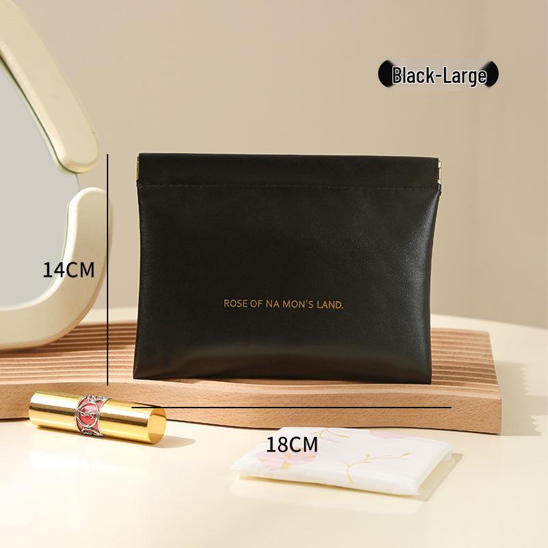 High-Value Portable Storage Bag for Cables, Lipstick, Cosmetics, and Glasses with Automatic Closure