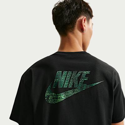 Nike T Shirts Men s Black Crew Neck Moderate M