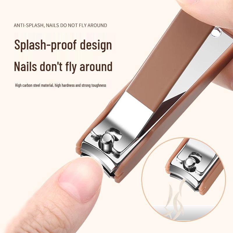 Portable Anti-Splash Nail Clipper & Manicure Set