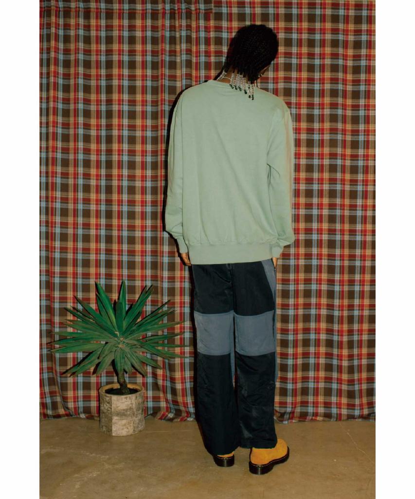 Ialeseuko Detach Double Knee Nylon Pants_Navy