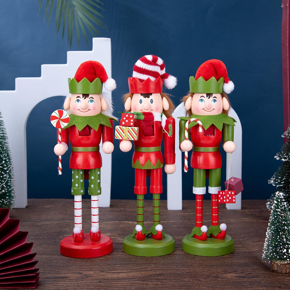 Christmas Elf Nutcracker Figurine