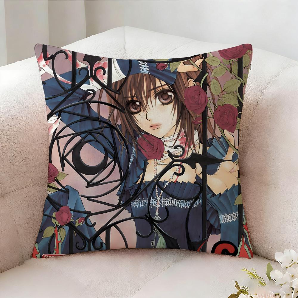V-Vampire Anime Knight Pillow Case Pillowcase, Double-Sided Printed, Sofa Cushion, Bedroom Headboard Pillow
