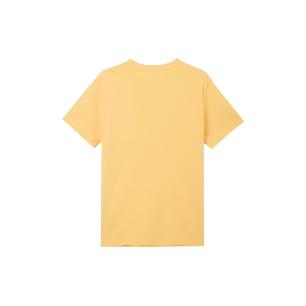 Nike Logo Print Air Cushion Loose Round Neck Short Sleeve T-Shirt Women T-Shirts Yellow DX7919-795