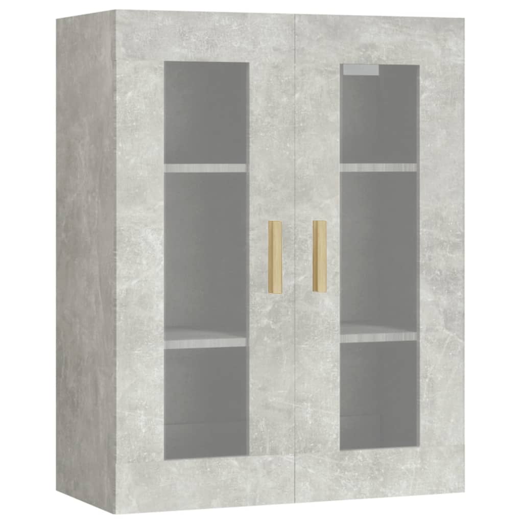 Vidaxl Wall Cabinet, Concrete Grey, 69.5X34X90 Cm