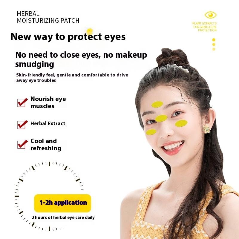 Příjemná bylinná hydratační náplast Bright Eyes