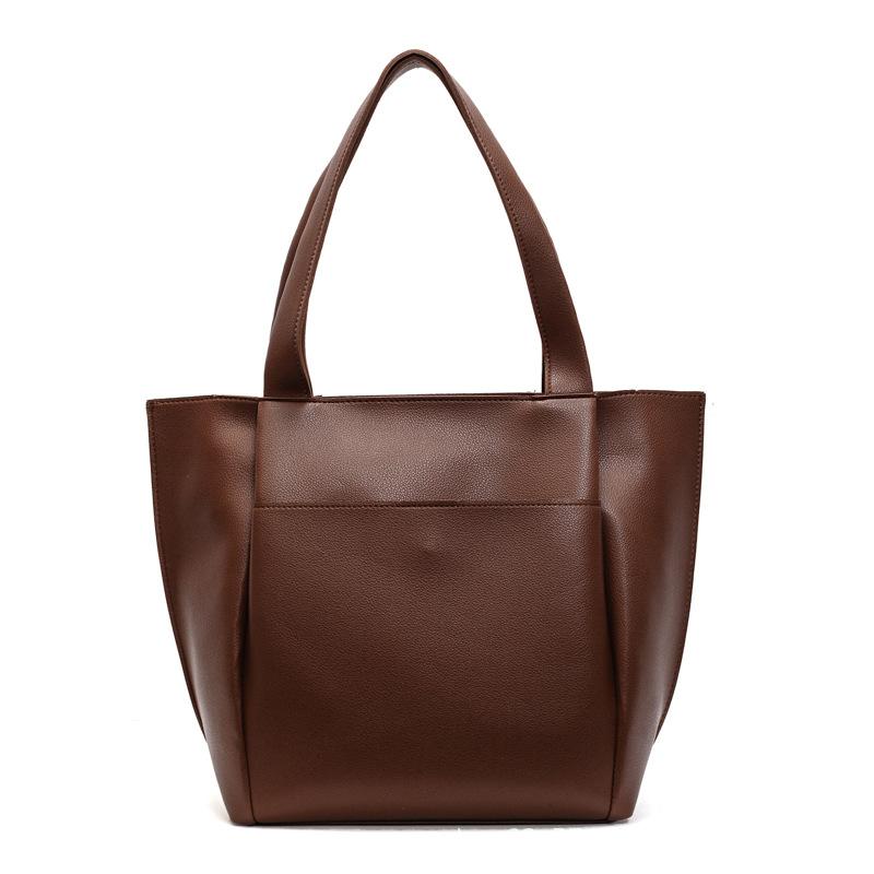 Large Capacity Bag Women's 2025 New Retro Fashion Shoulder Bag Casual Versatile Tote Bag Commuter Armpit Bag