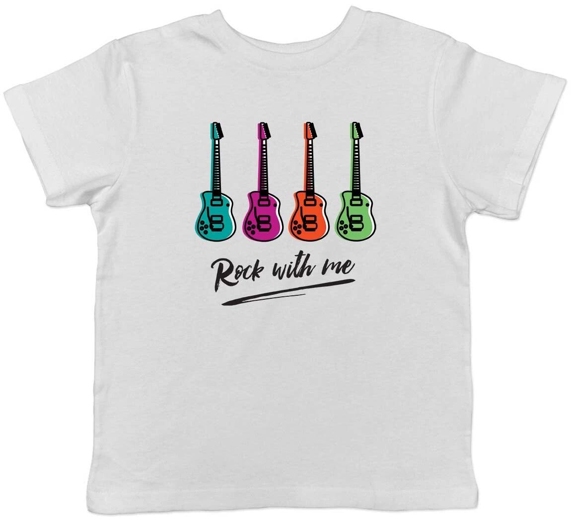 Поиграй со мной Яркая гитара Детская футболка для мальчиков и девочек 110