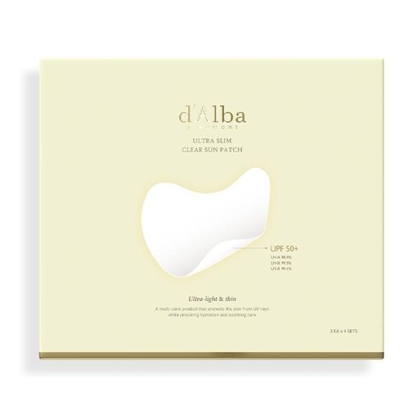 

[d Alba] Ультратонкий прозрачный солнцезащитный патч 1 BOX (3EA*4SET)