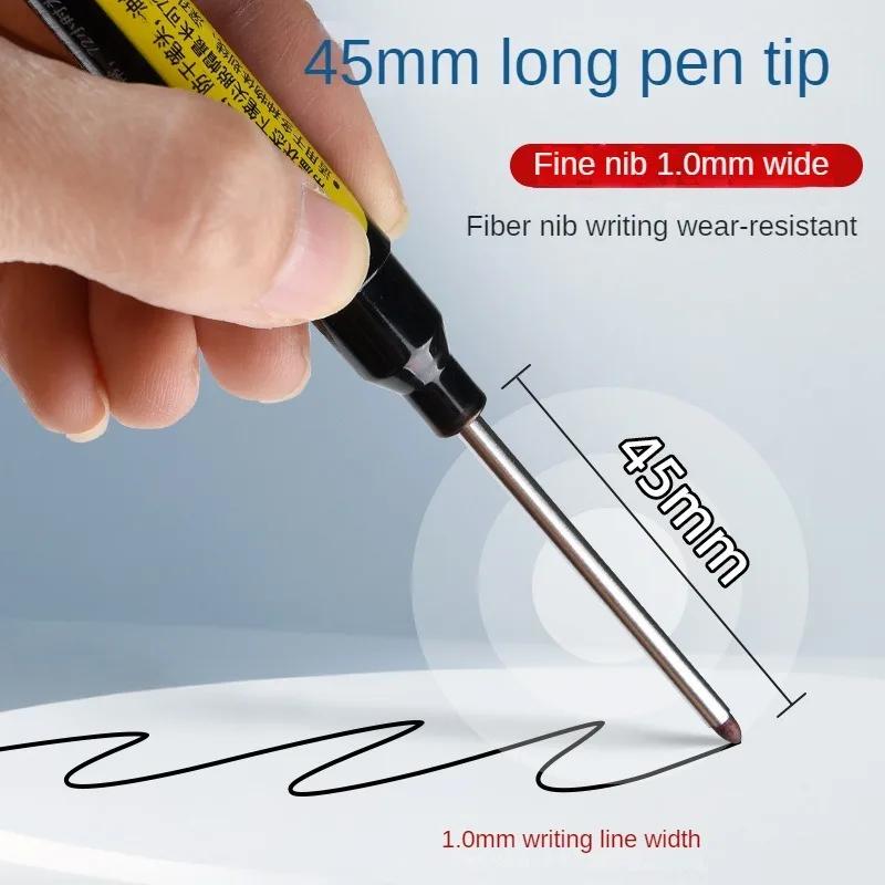 1/3/6PCS 45mm Deep Hole Long Head Paint Markers For Metal Perforating Waterproof Bathroom Woodworking Graffiti Paint Supplies