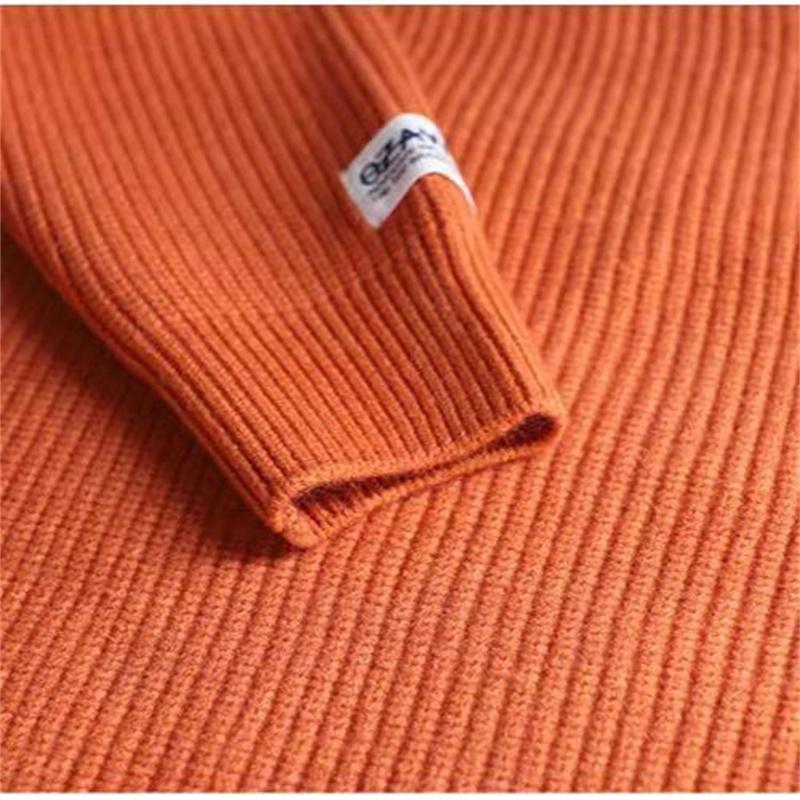 Sweater for Women Winter Thickened Pullover Warm Knitted Stretchy Long Sleeve Oversize Solid Jumper Sweater Tops
