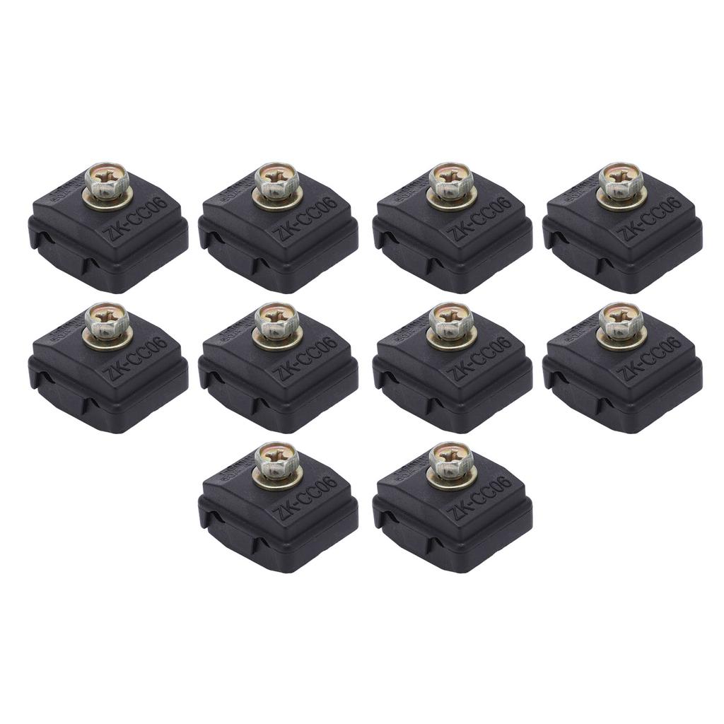 10pcs Wire Splitter Connector Break Free 50A 400V 1‑6mm² High Power Fast Insulation Piercing Clamp for Wiring