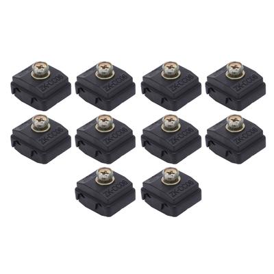 10pcs Wire Splitter Connector Break Free 50A 400V 1‑6mm² High Power Fast Insulation Piercing Clamp
