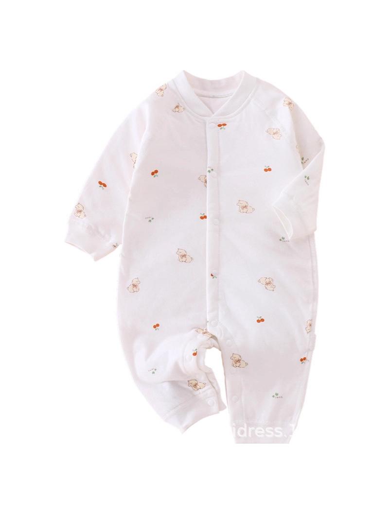 

Warm Cotton Padded Jumpsuit for Infants & Toddlers - Thick Winter Romper for Newborns & Kids 73 cm