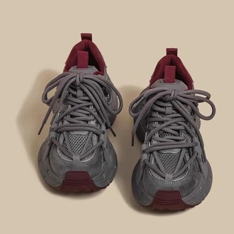 Nye Dad-sko med tykk såle for kvinner, Høydeøkende fritidssportssko