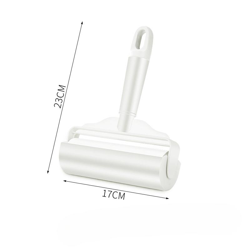 

Валик для ворса, длинный стержень, удаление больших волос на полу машины для очистки липкой кровати, роликовая щетка для пыли 16cm brush head белый