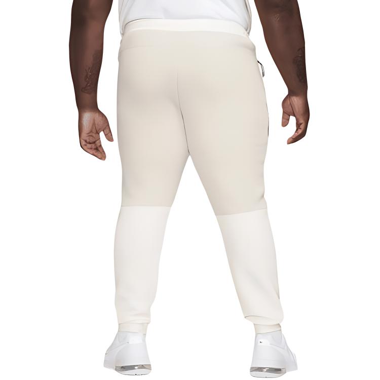 Nike Abbigliamento Sportivo Tech Fleece Comodo Morbido Pile Lavorato a Maglia Pantaloni Jogger Uomo pantaloni Sail FB8002-104
