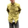 SALOMON Slate Active Shirts Loose Fit Outdoor Casual Comfortable Long Sleeve Shirt Men Shirts Olive-Green LC2569700