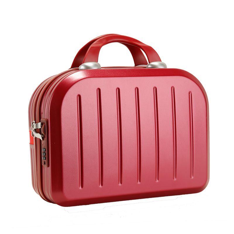 14palcové kosmetické pouzdro Úložná krabička na make-up Zámek s heslem taška na make-up Organizér Kufr Přenosný do ruky Cestovní pouzdro na zavazadla