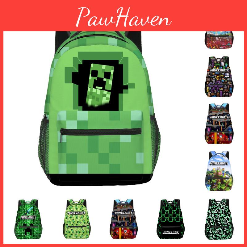 New Arrival Minecraft Kids Backpack For Elementary School Students