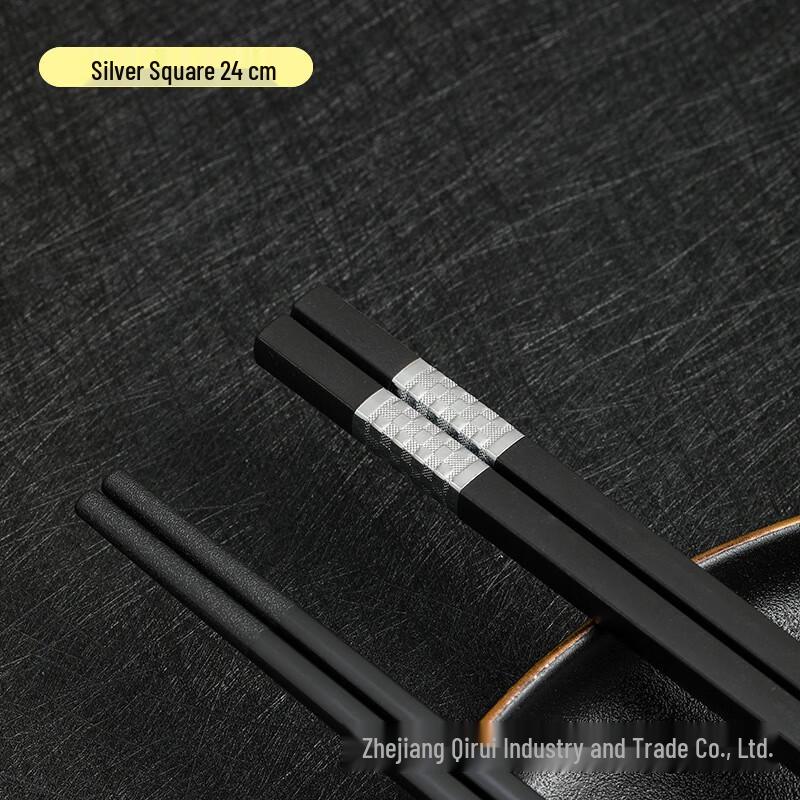 

ZISIZ Silver Alloy Lucky Chopsticks