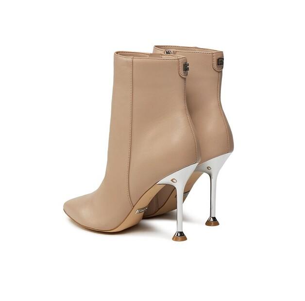 Beige Guess Travis Ankle Boots FLPTRA LEA10