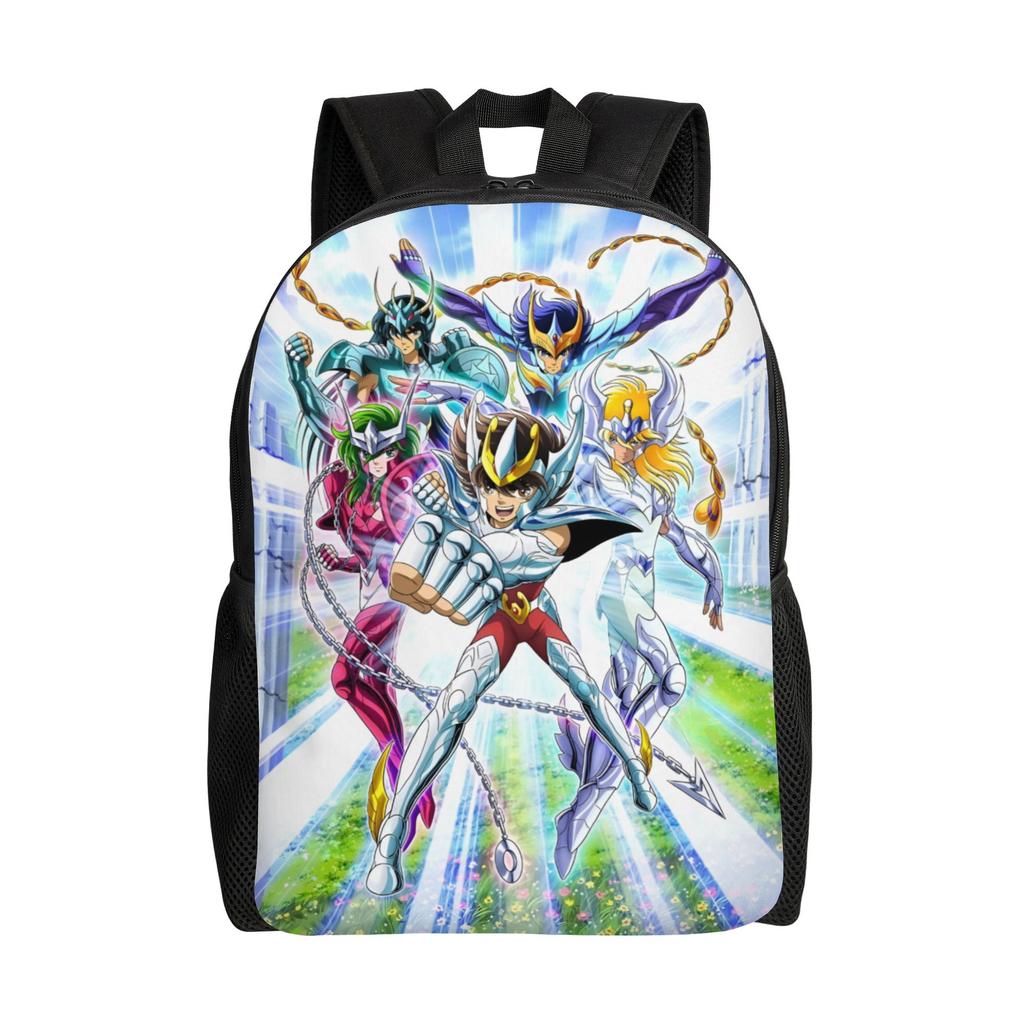 Saint Seiyas Travel Backpack Women Men School Computer Bookbag Mythic College Student Daypack Bags