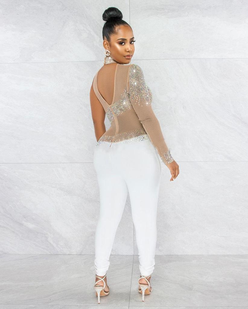 European & American Sexy Slimming Jumpsuit for Nightclubs - SK6017