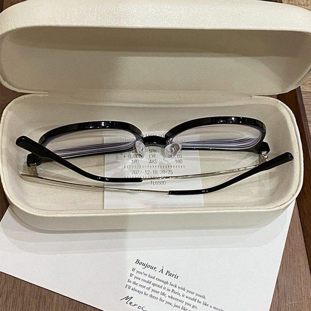 Classic Blue Ray Blocking Anti-Blue Light Glasses Eye Protection Ultralight Computer Goggles Metal Square Eyeglasses Office