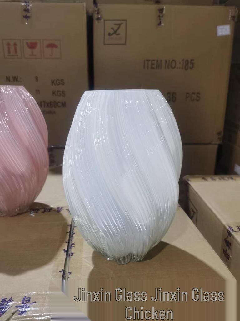 Glasvase für frische oder getrocknete Blumen - Elegante französische hydroponische Heimdekoration