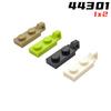 Rainbow Pig MOC Parts 44301 49715 Hinge Plate 1 X 2 Locking with 1 Finger  Compatible Bricks DIY Building Blocks Particle Toy