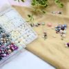 1890Pcs Changing Color Pearl Beads Set for Jewelry Making DIY Crafts Elegant Spacer Beads with Holes Round Beads DIY