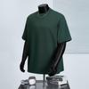 Pure Cotton Men T Shirt Short Sleeve Solid Color Tops for Simple