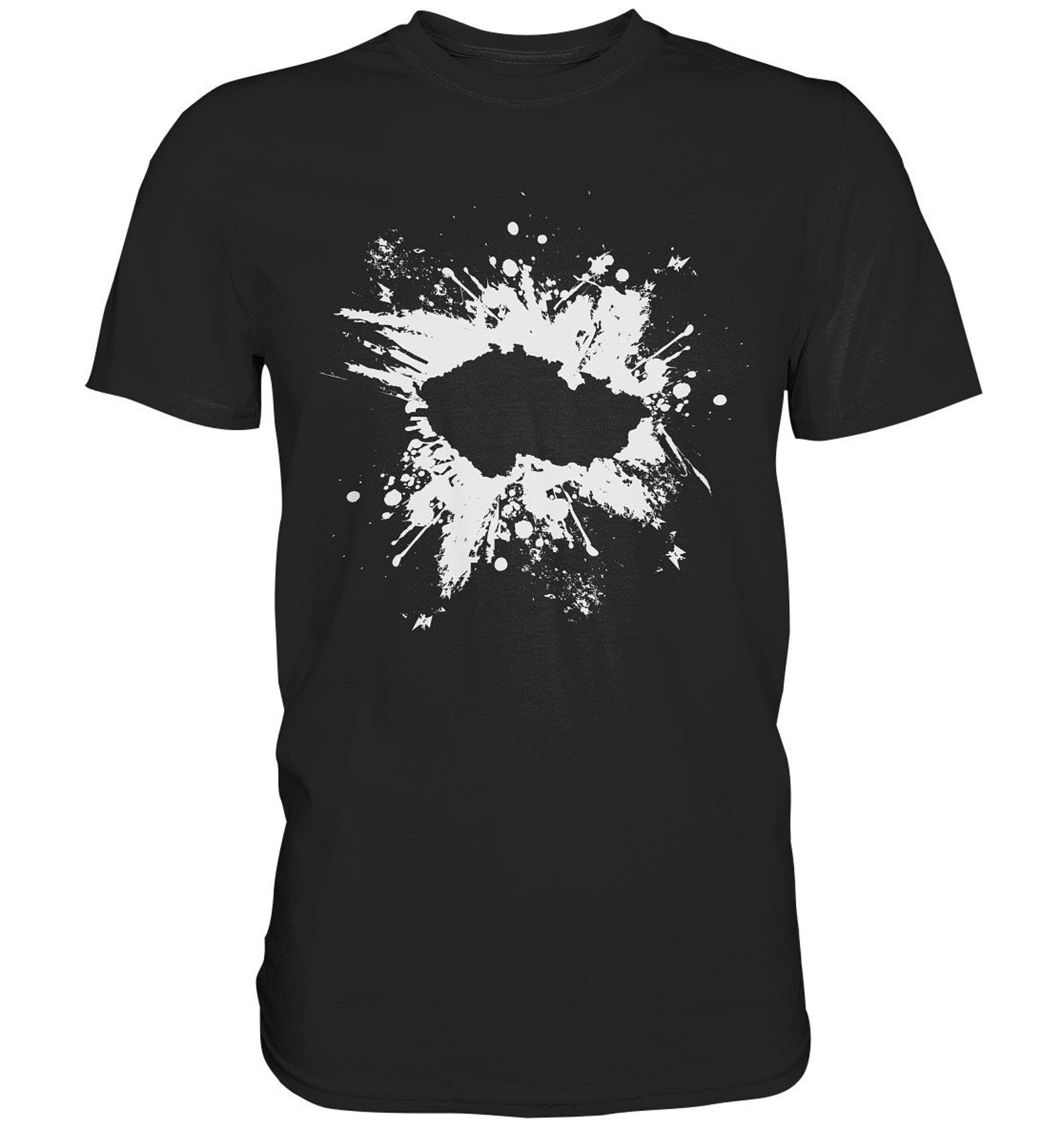 Czech Republic Map Czech Outline Countries Czech Republic Czechs - Premium Shirt S