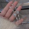 Fashion Star Tassel Heart Hanging Earrings Cross Star Love Long Dangle Earrings Elegant Drop Earrings