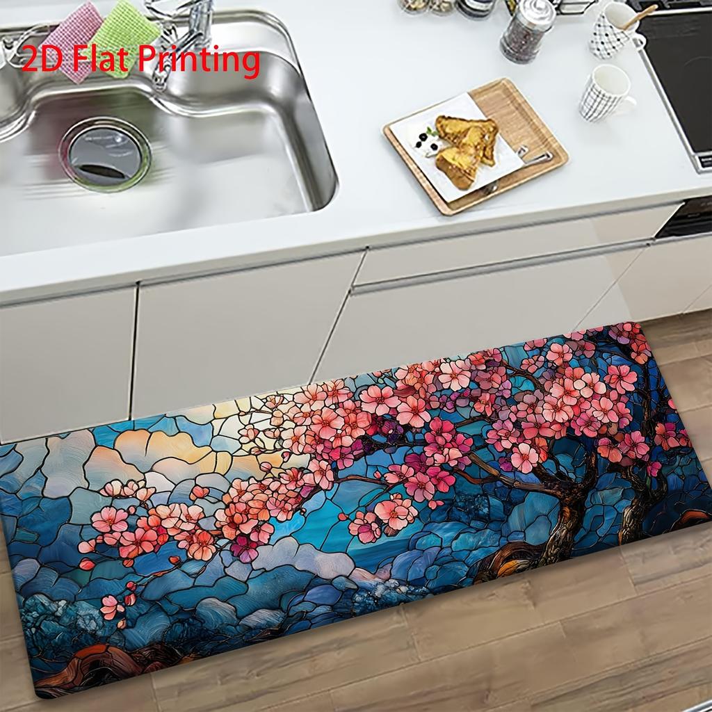 1pc of a Purple Starry Sky Design Area Rug, Perfect for Living Rooms, Bedrooms, Bathrooms, Kitchens, And Indoor Home Decoratio