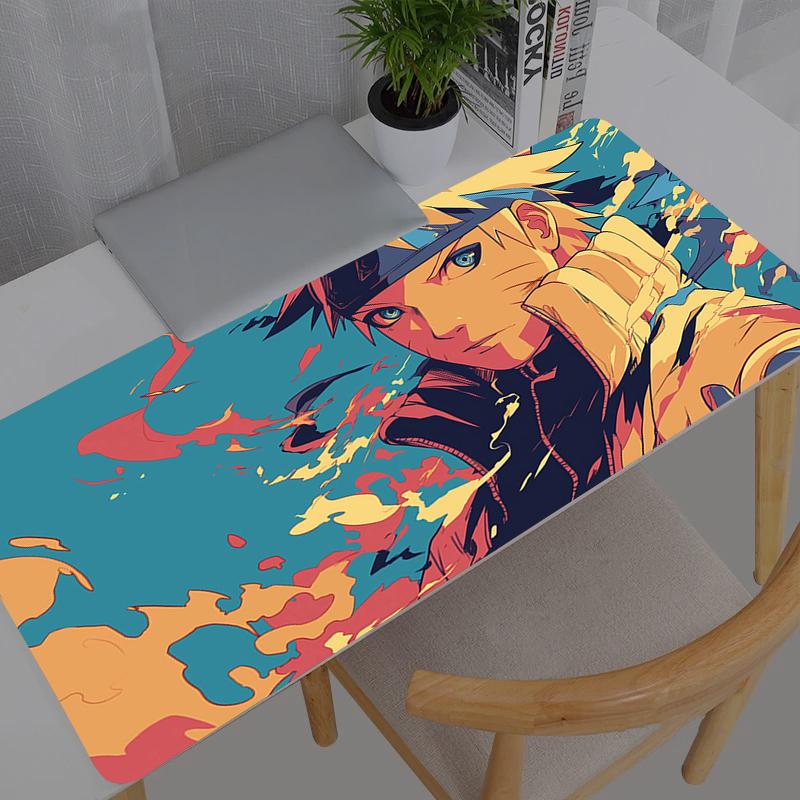 Large Gaming Mouse Pad Naruto Anime PC Durable New Boy Computer Gamer Desk Mat For CS GO LOL XXL Laptop Kawaii Mousepad