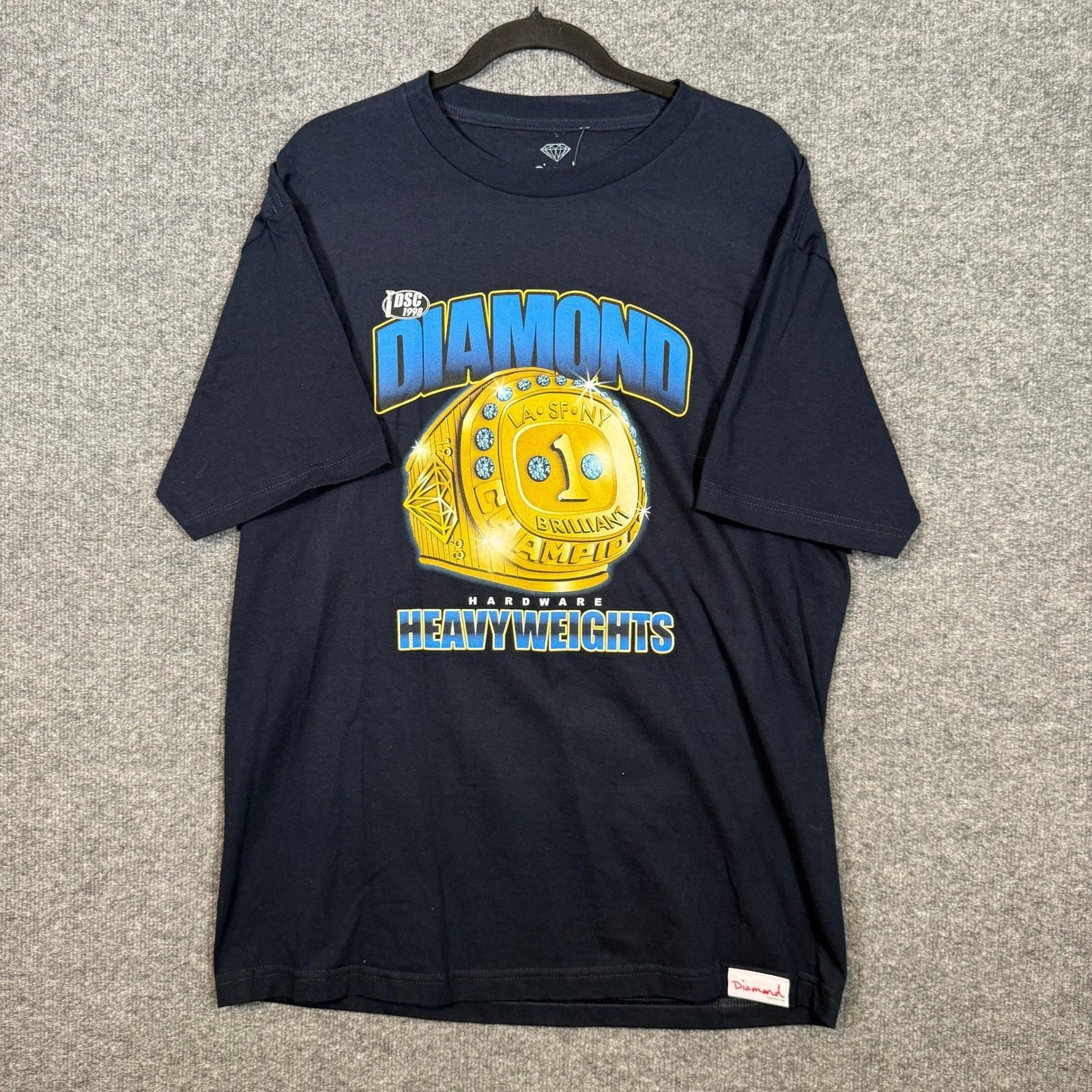 NEW Diamond Supply Co. TShirt Mens Large Black Hardware Heavyweights Pacsun NWT Unisex T-Shirt M