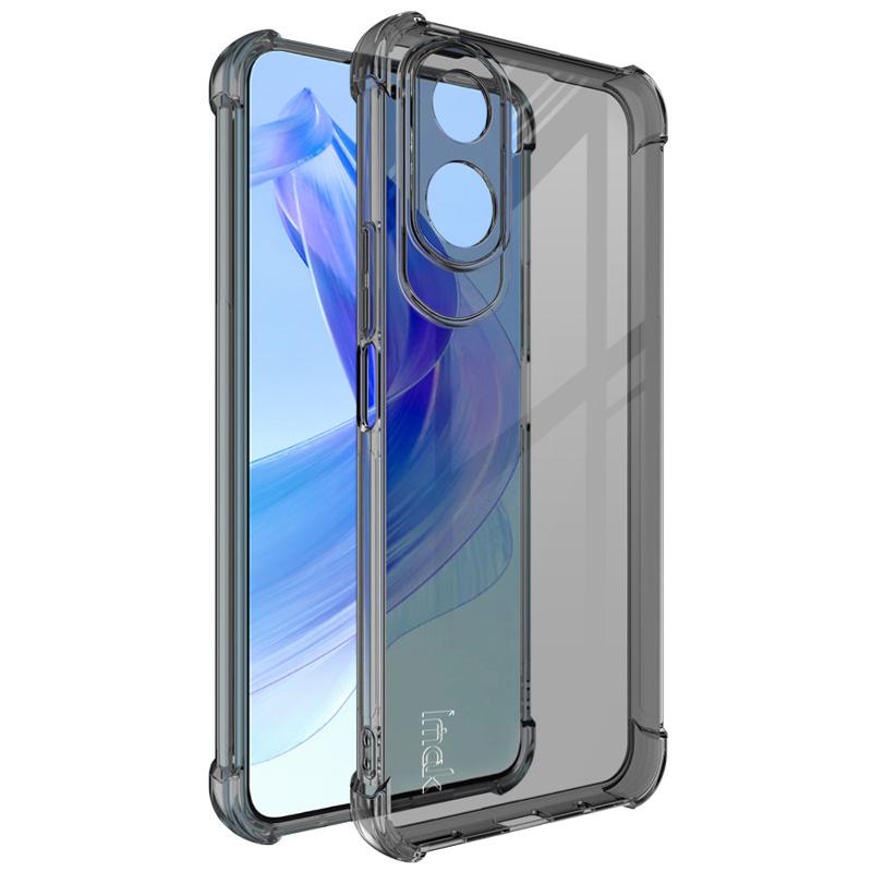 

IMAK For Honor X50i 5G/Honor 90 Lite 5G Clear TPU Phone Cover Airbag Shockproof Phone Case Transparent Black