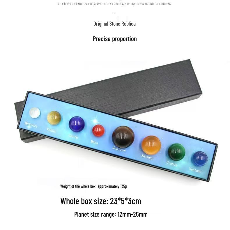 

Набор натуральных кристаллов «Солнечная система»: Девять Планетарных Хрустальных Шаров и Образцы Метеоритов