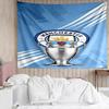 Manchester City Football Club Tapestry for Bedroom Aesthetic Classroom Tapestries Wall Hanging for Living Room Dorm Office,Ideal Creative Gift