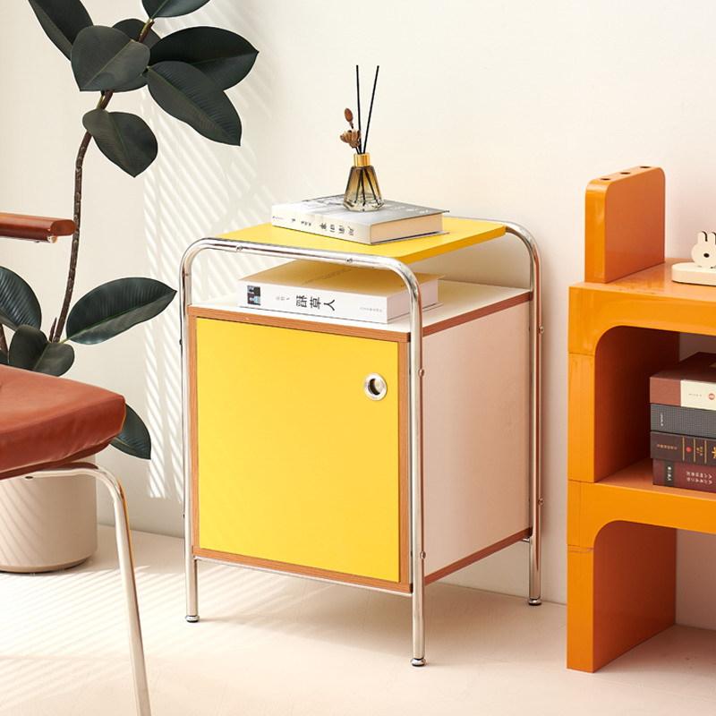 Nordic Nightstands Creative Bedroom Bedside Table Living Room Modern Small Side Table Multifunctional Home Storage Furniture