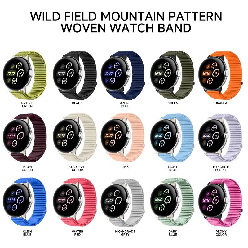 Rem til Google Pixel Watch 4 3 45mm Klokkereim Nylonløkke sportsarmbånd Armbånd til Google Pixel Watch 4 3 2 41mm Tilbehør